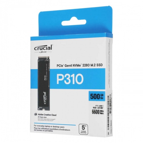 SSD накопитель M.2 PCI-E Crucial P310 NVMe 500Gb фото 3
