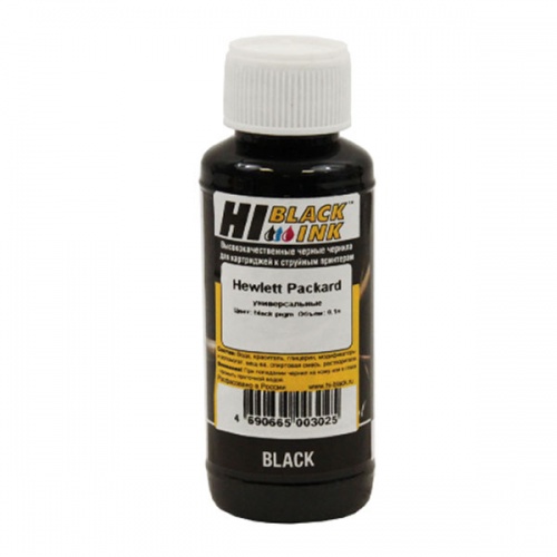 Чернила Hi-Black Ink универсальные (пигментные) Black, 100ml