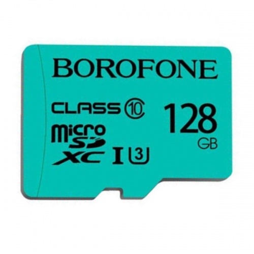 Карта памяти microSDXC Borofone 128Gb Class 10 UHS-I U3