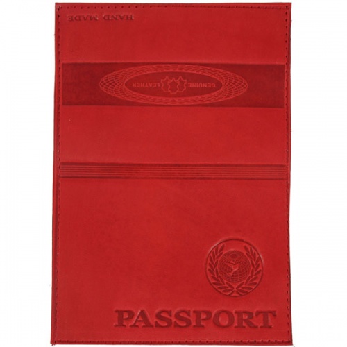 Обложка для паспорта "PalArmo", красная фото 2