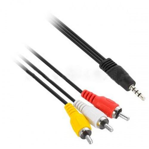 Кабель Telecom Jack 3.5мм 4 pin-3xRCA (2 м)