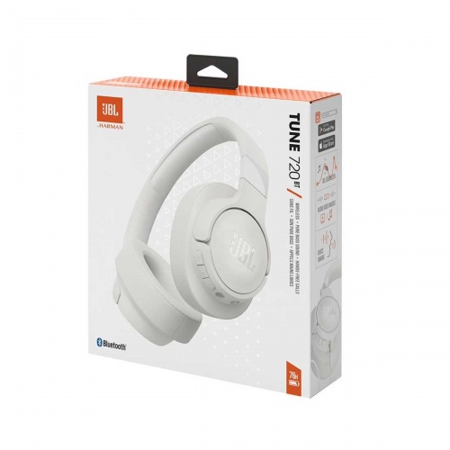 Гарнитура JBL Tune 720BT White фото 9