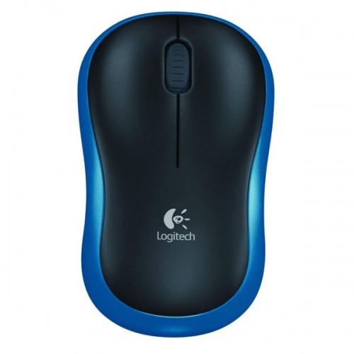 Мышь Logitech M185 Wireless Black-Blue