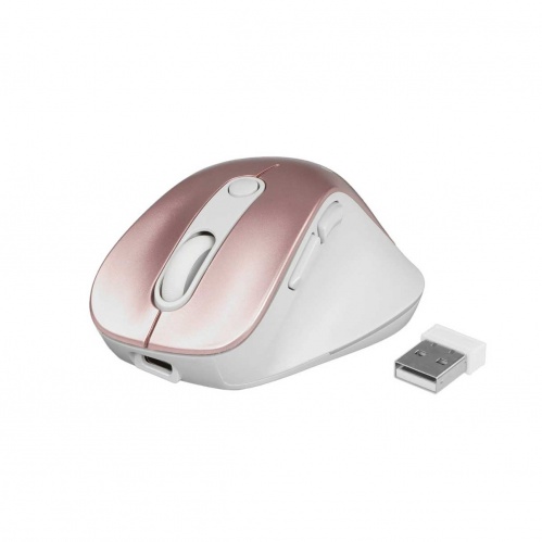 Мышь Genius Ergo 9000S Pro Silent USB / BT Wireless Pink фото 4