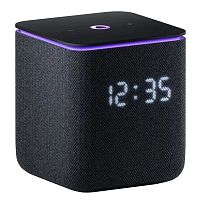 Умная колонка Яндекс Станция Миди с часами и Алисой на YaGPT, черный