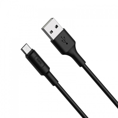 Кабель Hoco X25 USB AM-microBM Black (1 м)