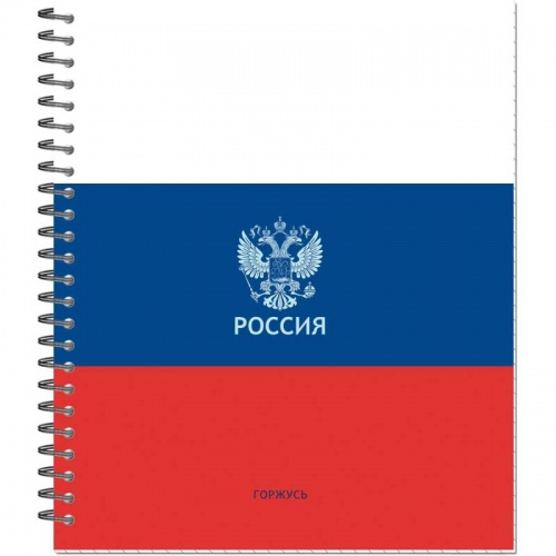 Тетрадь общая "Россия" A5, 96 л, клетка