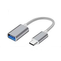 Кабель OTG USB 2.0 AF-Type-C (0.2 м)