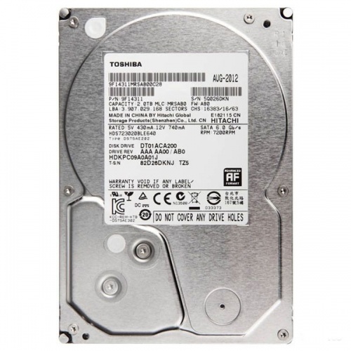 Жесткий диск 3.5" Toshiba DT01ACA200 2Tb