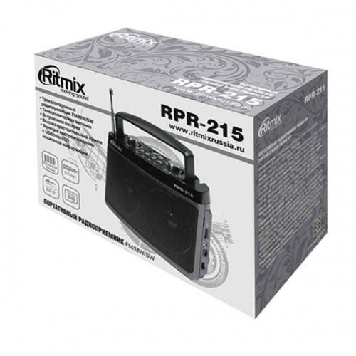 Радиоприемник Ritmix RPR-215 Gray фото 5