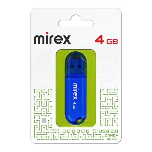 Флешка Mirex Candy 4Gb Blue фото 3