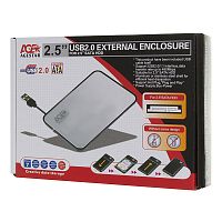 Внешний корпус для HDD 2.5" AgeStar SUB2A8 Black