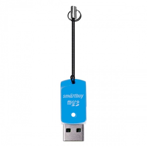 Картридер USB 2.0 Smartbuy SBR-706 Blue фото 3