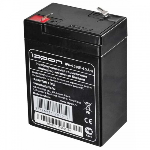 Аккумуляторная батарея Ippon IP6-4.5