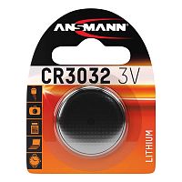Батарейка Ansmann CR3032 (Li, 3V) (1 шт)