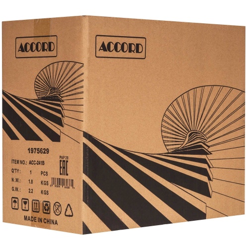 Корпус Accord ACC-241 mATX Black фото 5 Корпус Accord ACC-241 mATX Black фото 5