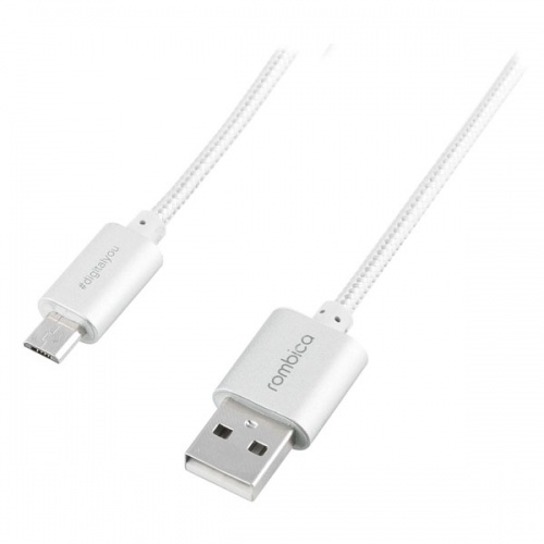 Кабель Rombica USB 2.0 AM-microBM (1 м)