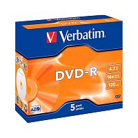 DVD-R Verbatim AZO (jewel, 5)