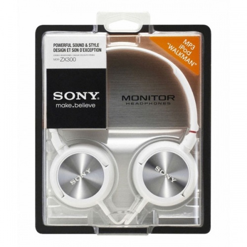 Наушники Sony MDR-ZX300 White