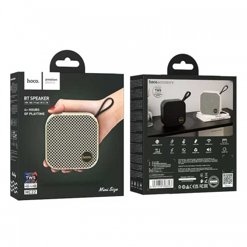 Портативная акустика Hoco HC22 Bluetooth Gold фото 2