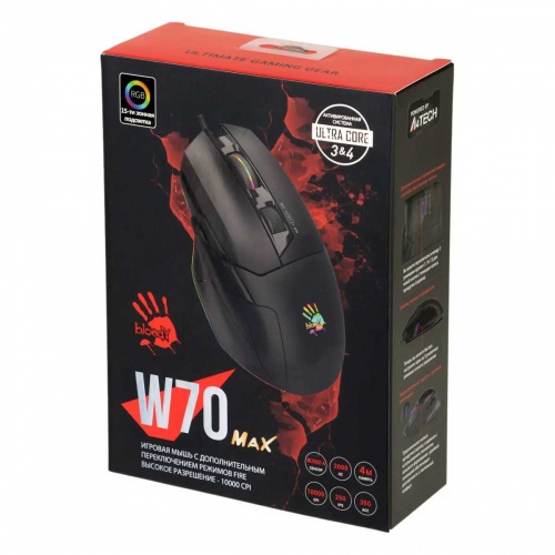 Мышь A4Tech Bloody W70 Max USB Black фото 3 Мышь A4Tech Bloody W70 Max USB Black фото 3