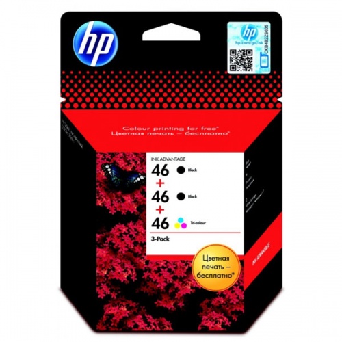 Набор картриджей HP 46 (F6T40AE) Multipack