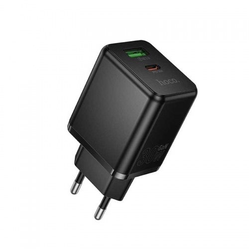 Зарядное устройство Hoco C157A PD30W + QC 3.0 Black