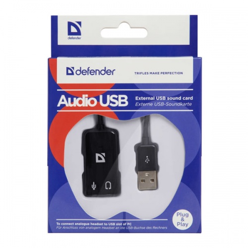 Внешняя звуковая карта Defender Audio USB фото 2