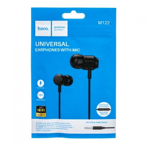 Гарнитура Hoco M122 Black фото 2