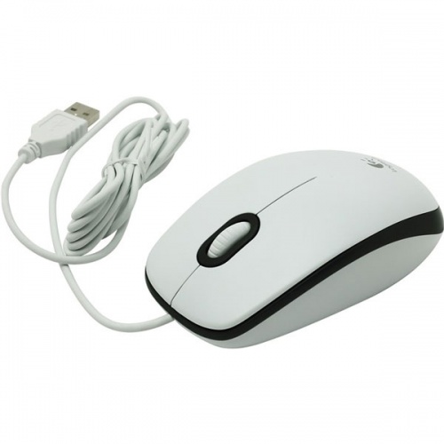 Мышь Logitech M100 White USB фото 5