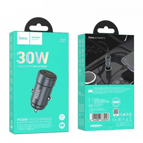 Зарядное устройство Hoco Z57 PD30W + QC 3.0 Black фото 3 Зарядное устройство Hoco Z57 PD30W + QC 3.0 Black фото 3