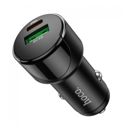 Зарядное устройство Hoco Z42 PD20W + QC 3.0 Black фото 2