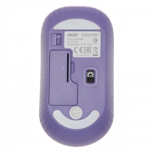 Комплект (клавиатура и мышь) Acer OCC205 Wireless Violet фото 3 Комплект (клавиатура и мышь) Acer OCC205 Wireless Violet фото 3