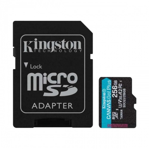 Карта памяти microSDXC Kingston 256Gb Class 10 UHS-I U3 A2