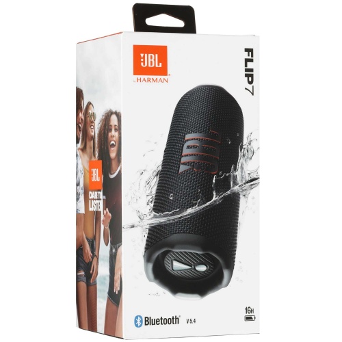 Портативная акустика JBL Flip 7 Black фото 4 Портативная акустика JBL Flip 7 Black фото 4