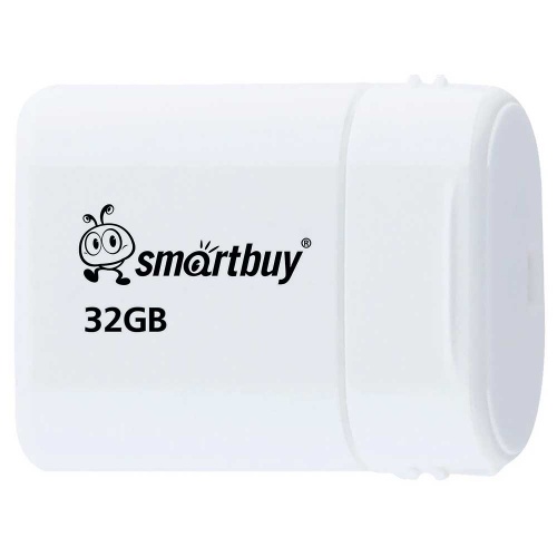 Флешка USB 2.0 SmartBuy Lara 32Gb White Флешка USB 2.0 SmartBuy Lara 32Gb White