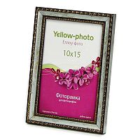 Фоторамка 10х15 Yellow-photo "Камышок", голубой/позолота