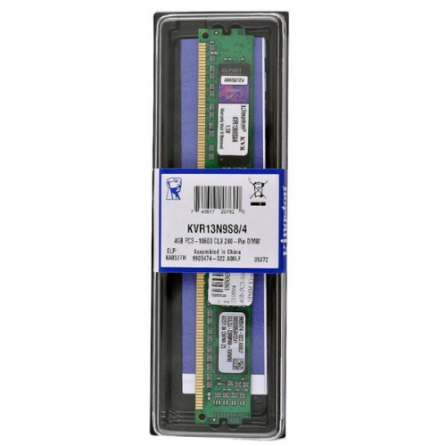 Модуль памяти DIMM Kingston KVR13N9S8/4 DDR3 4GB 1333MHz