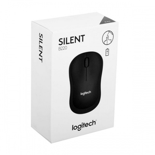 Мышь Logitech B220 Silent Wireless Black