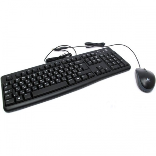 Комплект (клавиатура и мышь) Logitech Desktop MK120 Black USB фото 2