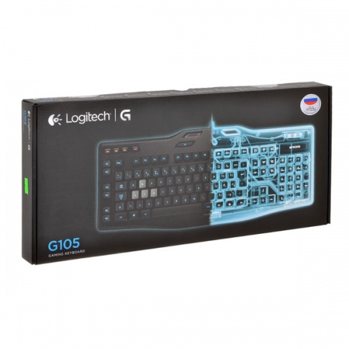 Клавиатура Logitech G105 Gaming Keyboard Black USB