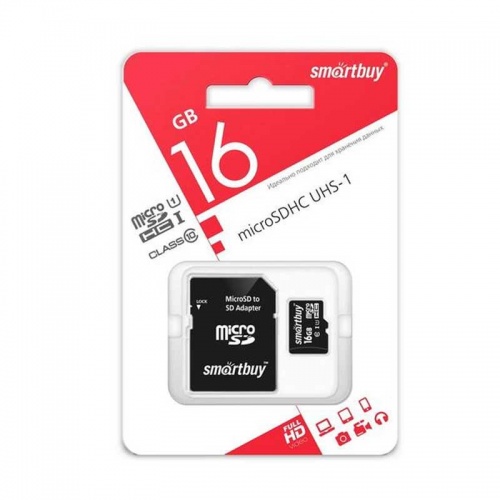 Карта памяти microSDHC Smartbuy 16Gb Class 10 фото 3