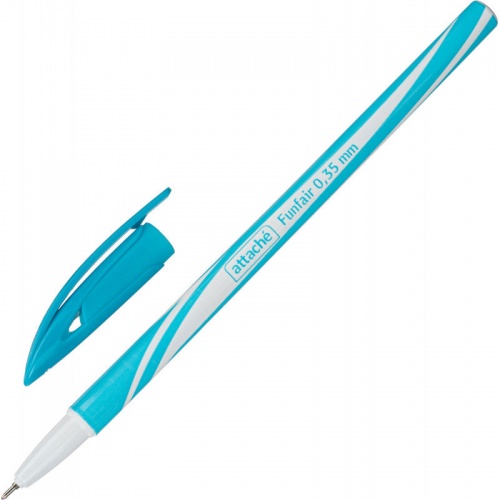 Ручка шариковая Attache Funfair (0.35 мм, синий) фото 2