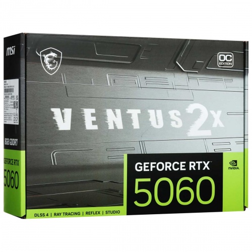 Видеокарта MSI GeForce RTX 5060 VENTUS OC 2X 8G фото 2