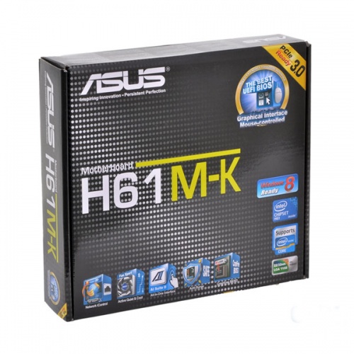 Материнская плата Asus H61M-K, RTL фото 5