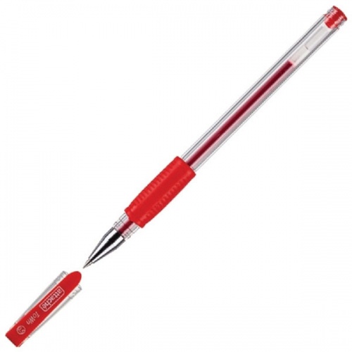 Ручка гелевая Attache Town (0.5 мм, красный) фото 2