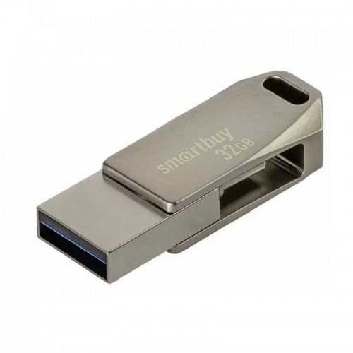 Флешка SmartBuy USB Type-C MC35 Dual 32Gb Metal фото 2