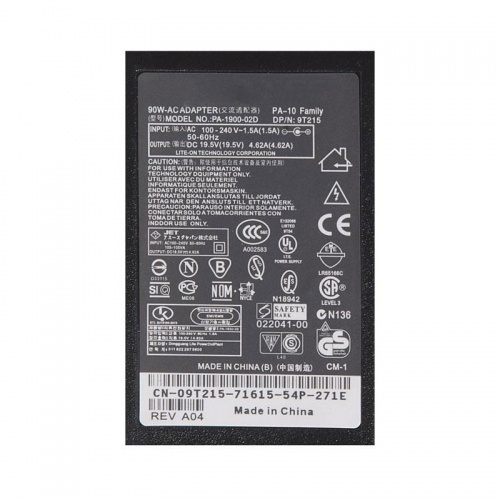 Блок питания для ноутбука Dell PA-1900-02D (19.5V/4.62A/90W/7.4х5.0) фото 4