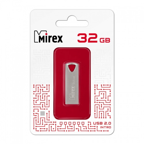 Флешка Mirex Intro 32Gb Metal фото 4