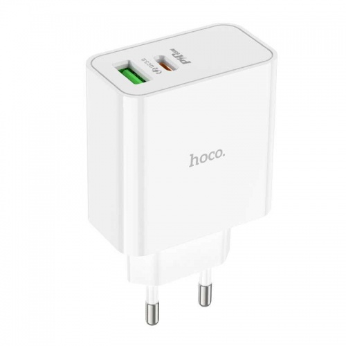 Зарядное устройство Hoco C113A PD65W + QC 3.0 + кабель Type-C White фото 3